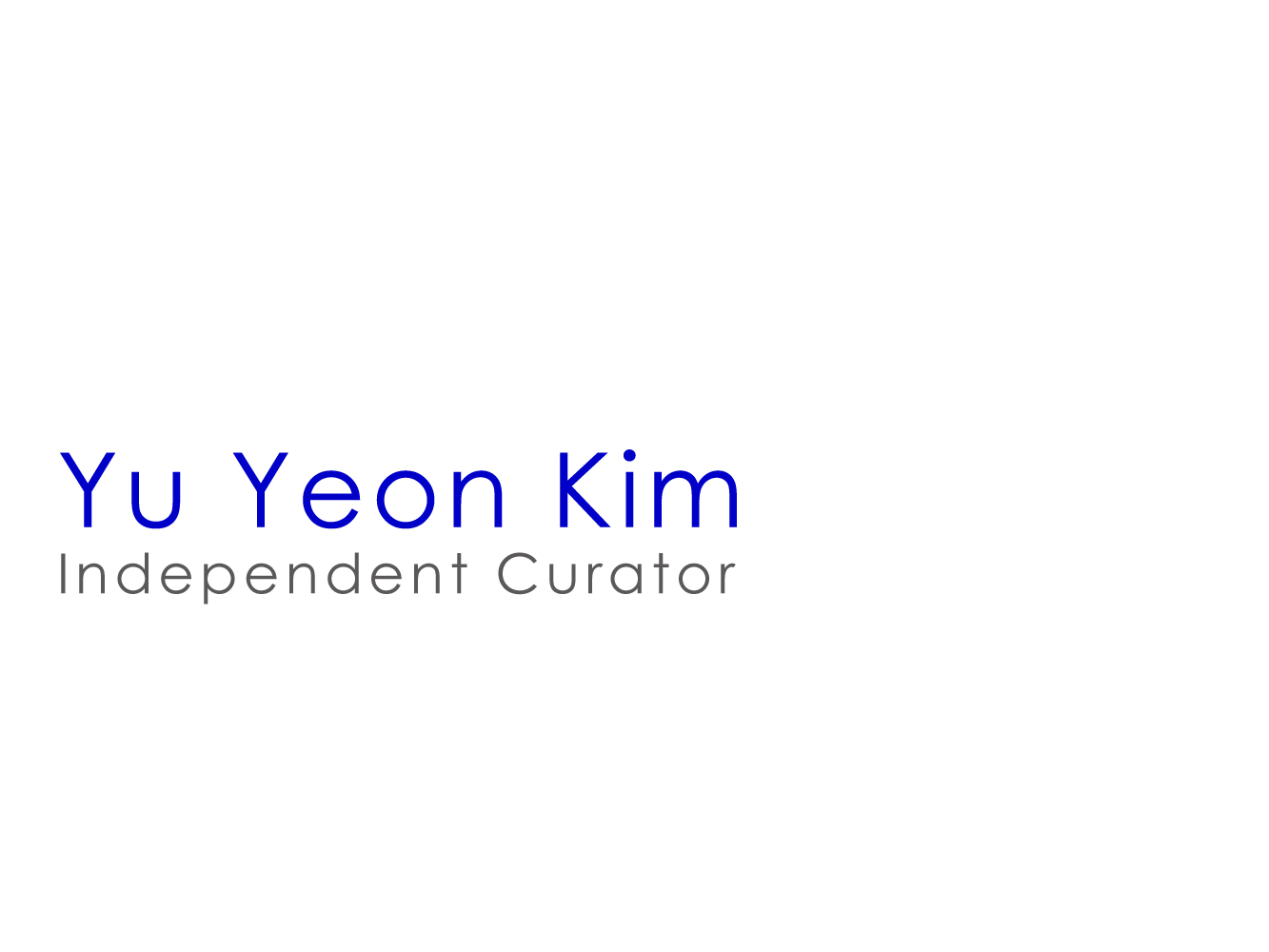 김유연 Yu Yeon Kim